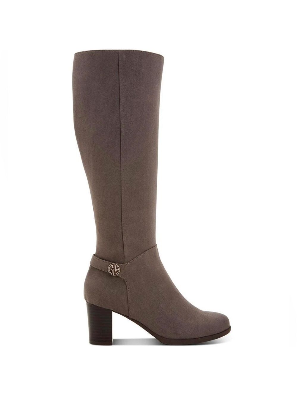 Giani Bernini Women’s Grey Faux Suede Adonny Knee High Boots Size 7M New In Box